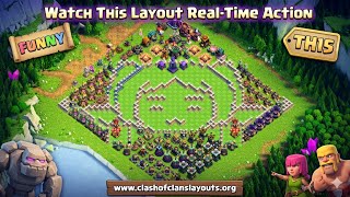 Game-Changing TH15 Funny Coc Layout | Princess Face