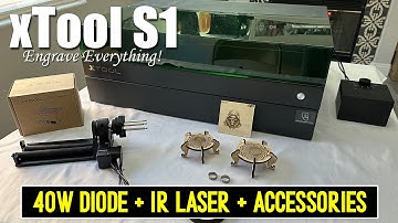 xTool S1 (40W + IR Laser + Accessories) - Setup, Testing & Honest Review