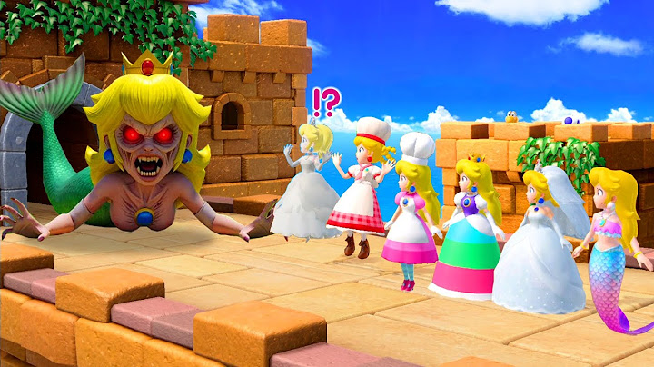 Super Mario Party Whomp's Domino Ruins - Can Peach Mermaid will win?