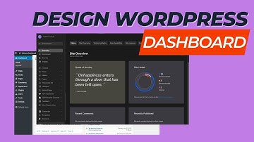 How To Design The Wordpress Admin Dashboard (Into Modern Style) | WordPress 2022