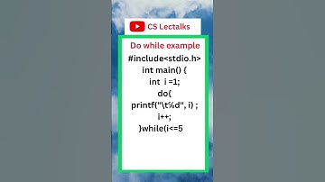 Do while example || C program do while loop || #computerscience || #shorts #sctevtlatestnotice
