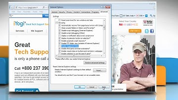 How to turn off Suggested Sites in Internet Explorer® 9