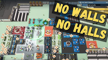 I Build a Base with no Walls or Hallways | Super Efficient Base | Evil Genius 2