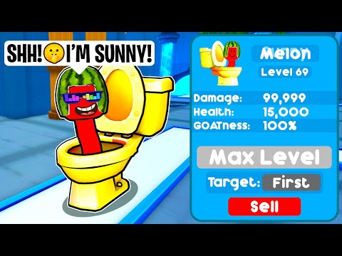 I Became A Unit In Skibidi Toilet Tower Defense