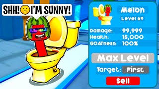 I BECAME A UNIT in Skibidi Toilet Tower Defense