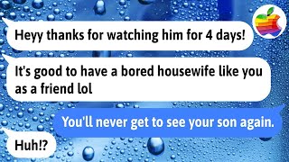 AirText Pro - Selfish neighbor always forces me to watch her kid, but this time she takes it too far