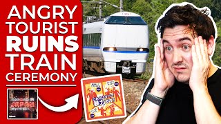 Angry Tourist RUINS Train Ceremony! | @AbroadinJapan #64