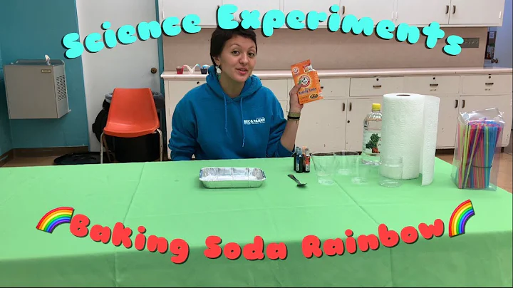 Science Experiments - Baking Soda Rainbow