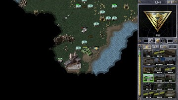 Red Alert Remastered-Germany VS 7 Hard AI "The Bay" Pillbox Only