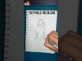 Keyhole Neckline | Fashion Illustration