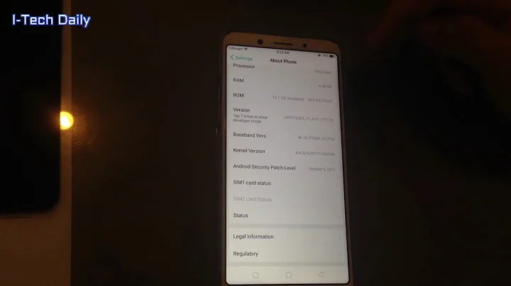 OPPO F5-how to check capacity new OPPO F5 Model?