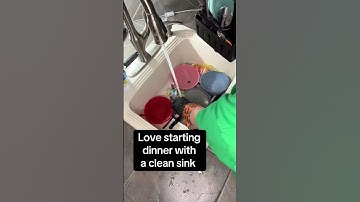 Clean kitchen, dirty dishes—right after! #fyp #foryou #CleanTok #cleaning #kitchen
