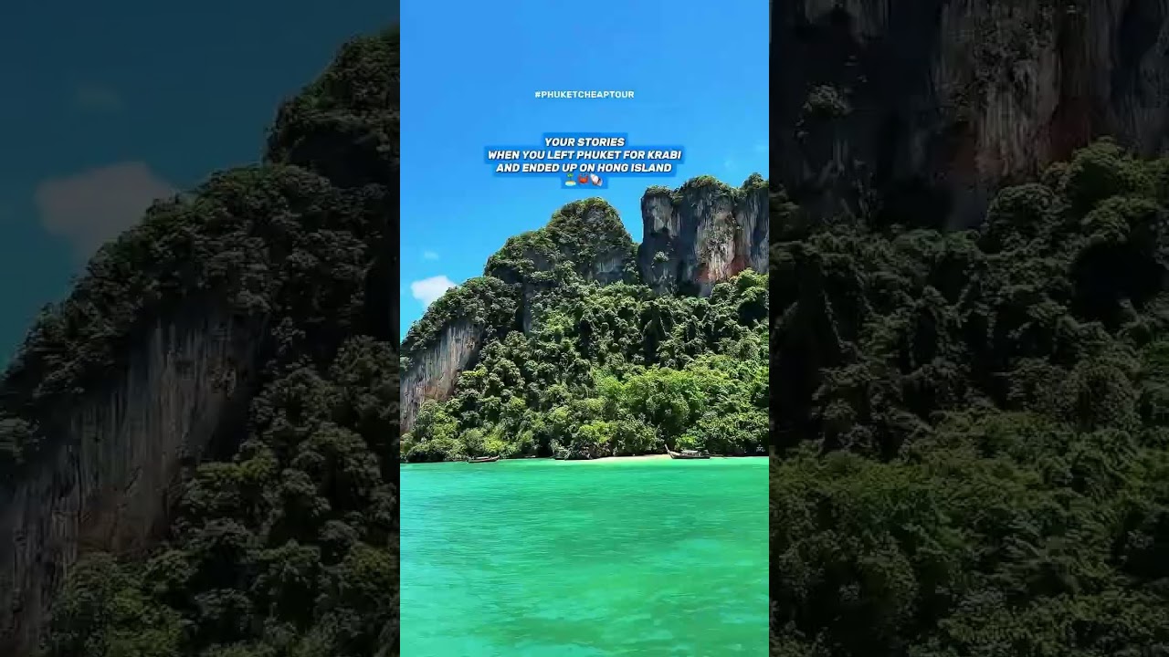 We offer tours from Phuket to Krabi and Hong Island.