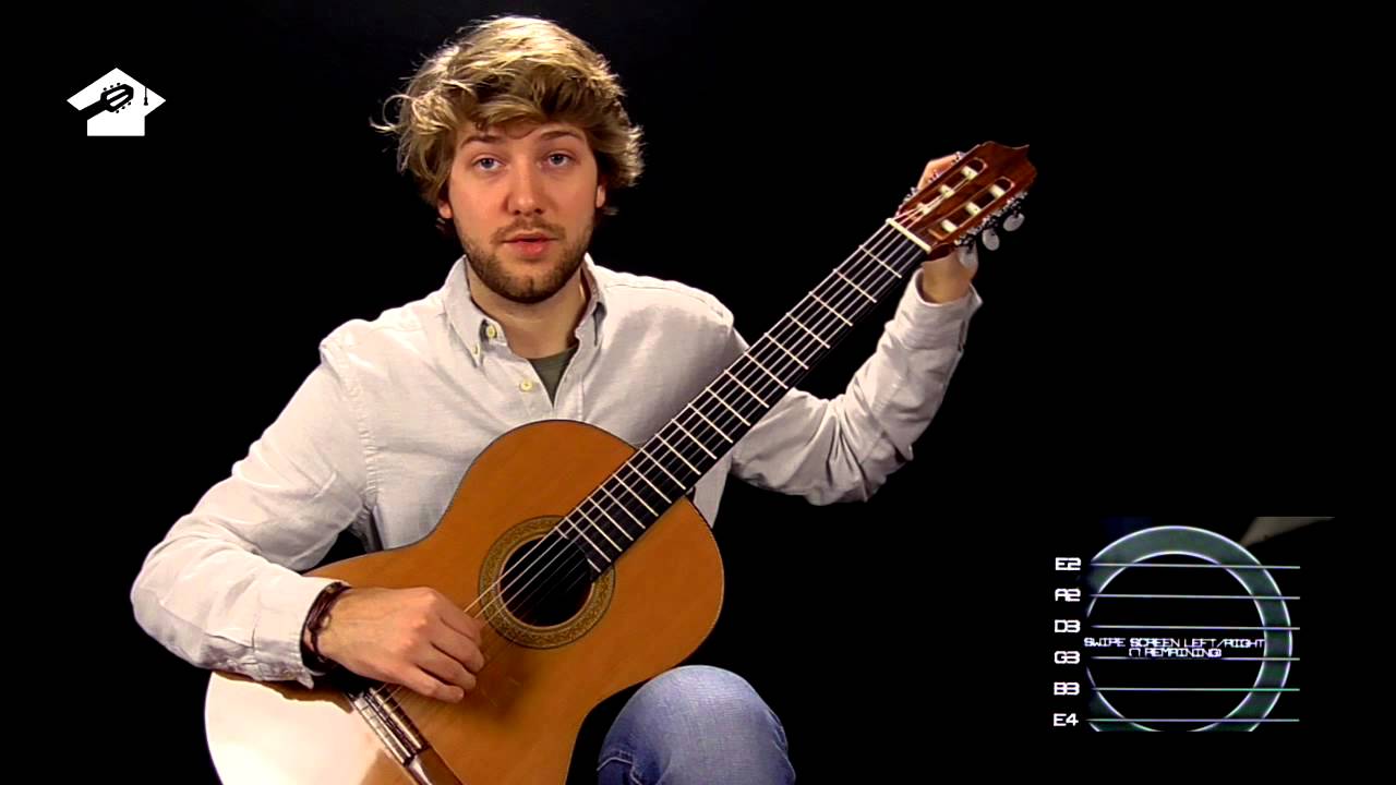 Op maat serie tent Hoe stem ik een gitaar met een stemapparaat? - Online Gitaar Academie -  YouTube
