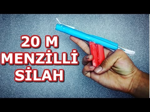 Kağıttan Kolay Ama Etkili Silah Yapımı / Basit Tabanca Nasıl Yapılır ?