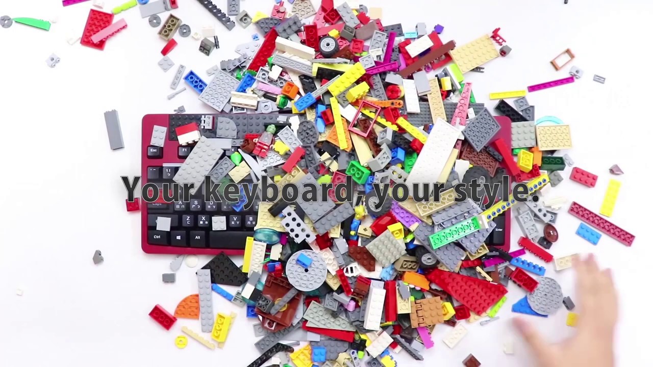 K77 Fun Building Block & 2.4GHz Cordless Keyboard