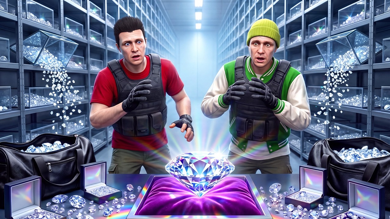 AM FURAT DIAMANTUL de 1.000.000.000$ din GTA 5!