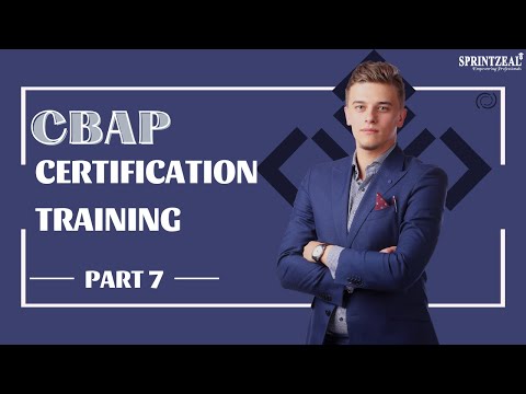 CBAP certification training | CBAP online training | business analyst training for beginners part-7