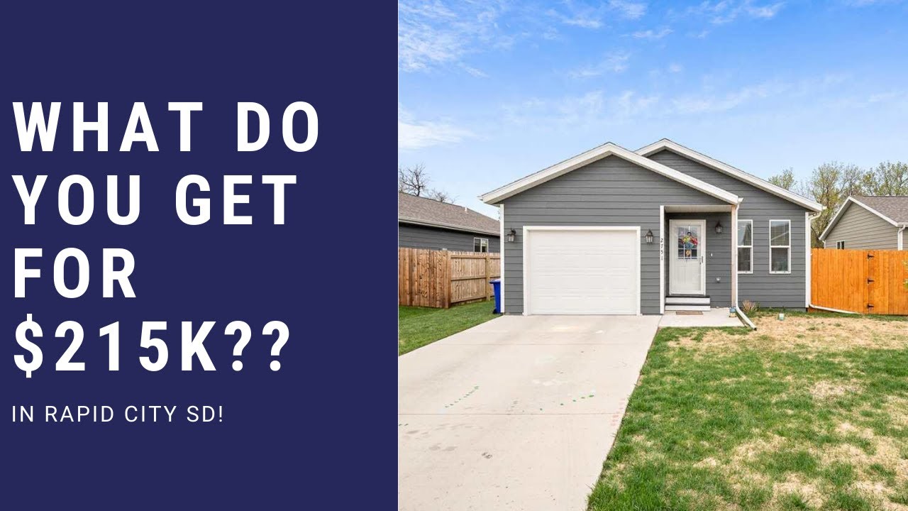 215,000 Rapid City South Dakota Full Home Tour! YouTube