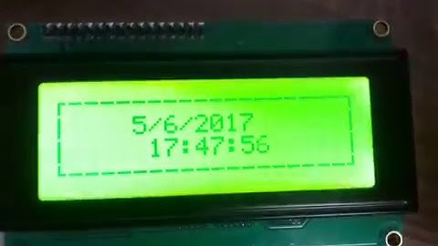 Arduino Tutorial: 20x4 I2C Character LCD display with Arduino Uno