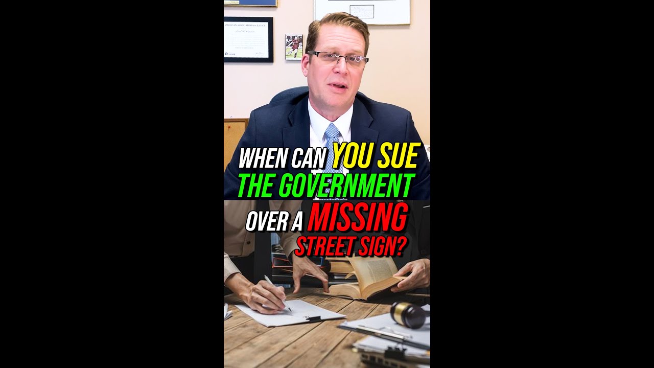 Missing Street Signs & Sovereign Immunity