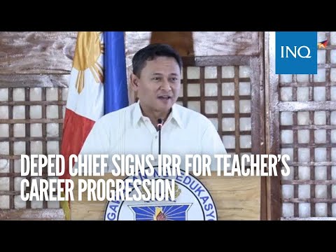 DepEd chief signs
