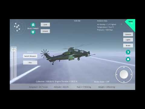 Silantro Unity3D Helicopter Simulator: Mobile FlightTest