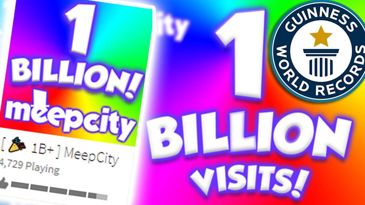 First Roblox Game To 1 Billion Visits World Record Youtube