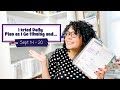 I tried Daily Plan as I Go filming and... (Daily Duo Plan With Me Sept 14 - 20)