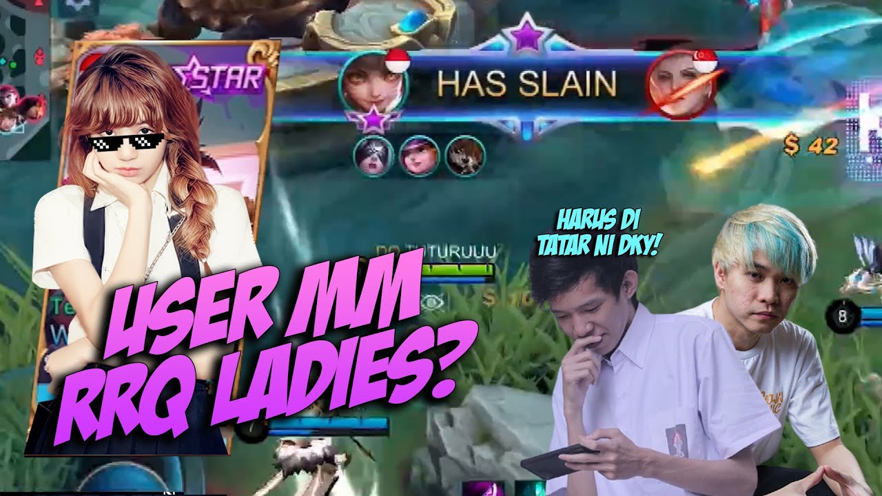 MENGGENDONG CALON SIDELANER RRQ LADIES