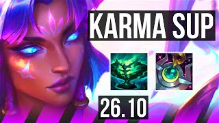 KARMA &amp; Lucian vs NAUTILUS &amp; Samira (SUP) | EUW Master | 26.10