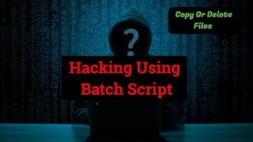 Creating A Hacking Batch Script By Desi Programmer In Hindi 😎