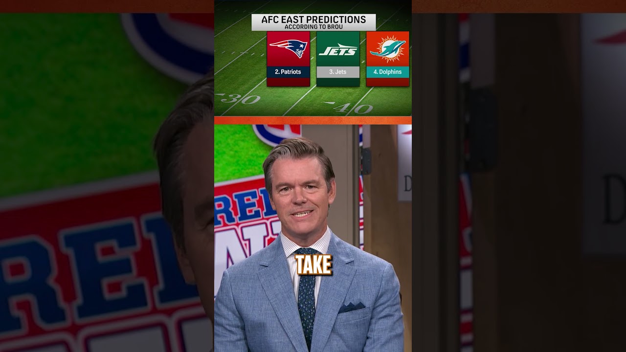 Brou thinks the Patriots will miss the playoffs in his AFC East predictions 👀 #Patriots #football