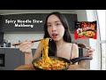 Cheesy samyang noodles stew