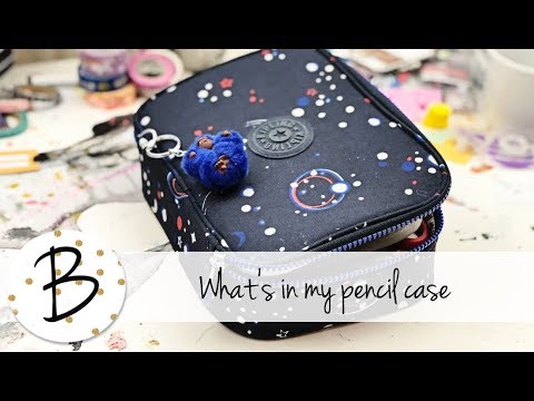 What's in my Kipling 100 Pens Case 