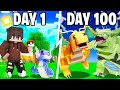 I SURVIVED 100 DAYS AS A DRAGON ONLY TYPE POKEMON TRAINER