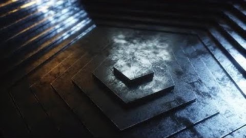 Abstract Metal Hexagons Stock Motion Graphics