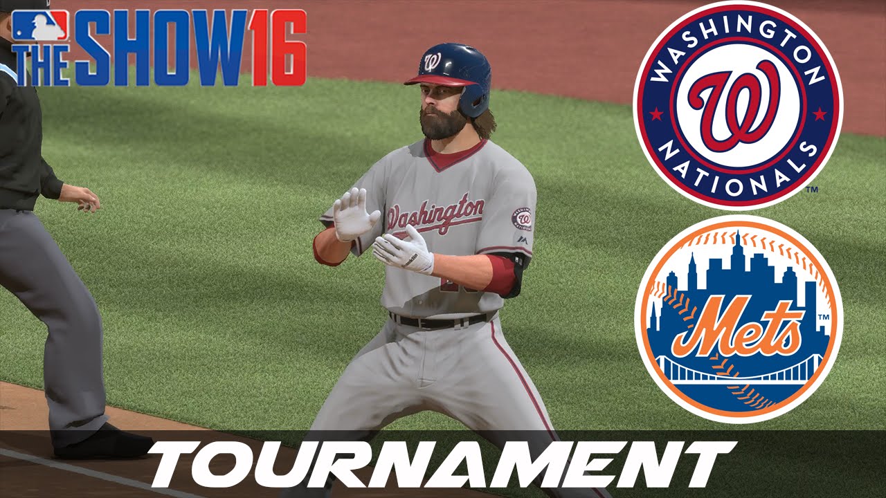 MLB The Show 16 Tournament [#19] | NL East Championship - Nationals vs Mets