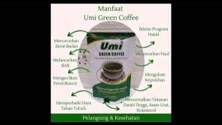 Cara penyajian UMI GREEN COFFEE
