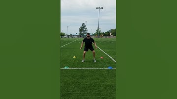 Agility Training - 4 Color Cone Reaction Drill