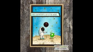 Unity Quick Tip: Ink Blended Galaxy Sky Birthday Card