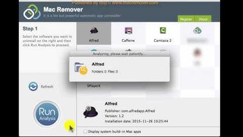 Video shows you how to uninstall Alfred from Mac