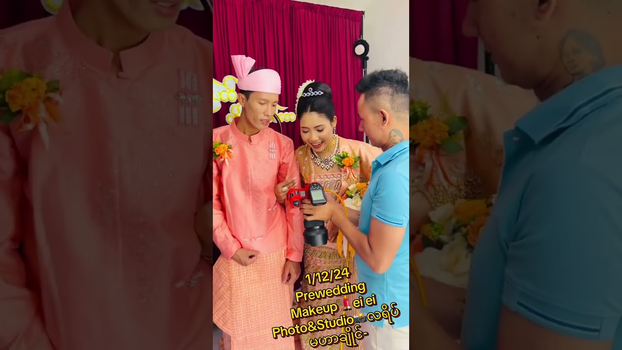 Myanmar  Wedding Dress in Thailand 💄Makeup-ei ei Photos 📸La Yate 