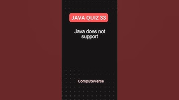 Java Quiz 33 : Classes vs. Interfaces