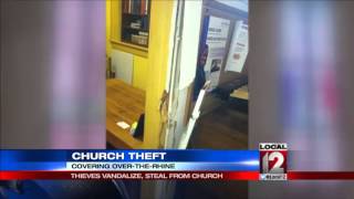 Thieves vandalize and steal from local church