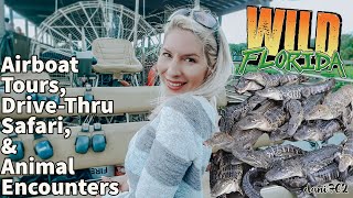 Wild Florida Airboats, DriveThru Safari, & Gator Park | Airboat Ride in the Everglades Headwaters