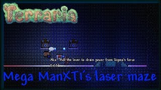 | Terraria | Mega Man XT1's Laser maze | screenshot 1