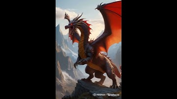 Powerful Roaring Fire Dragon