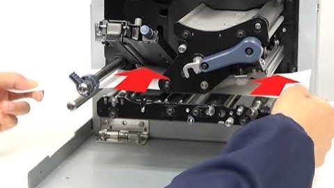 SATO S84NX & S86NX Print Engine (Left Hand) - How to replace label