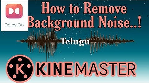 How to remove Background Noise Reduction || Remove Noise from video || Audio editing in KineMaster||